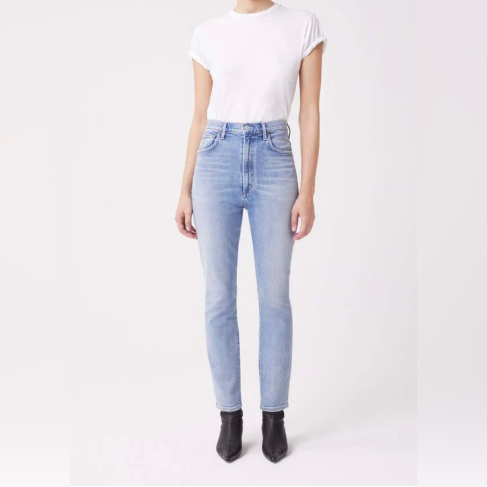 Agolde Pinch Waist Ultra High Rise Skinny Jeans in Debut Size 29 NWT